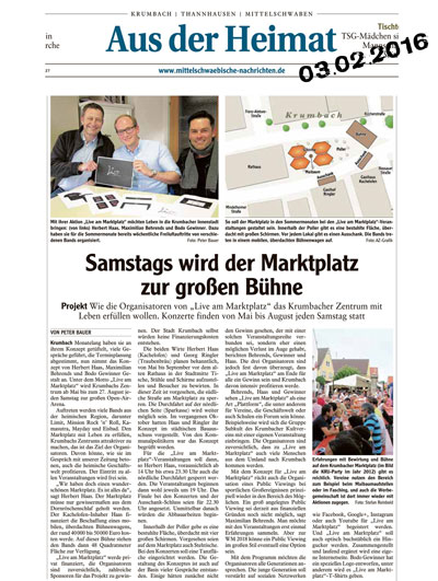 Mittelschwaebische Nachrichten - aus der Heimat - 03 02 2016
