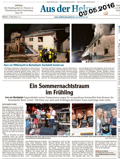 Mittelschwaebische Nachrichten - Live am Marktplatz Krumbach - 09 05 2016